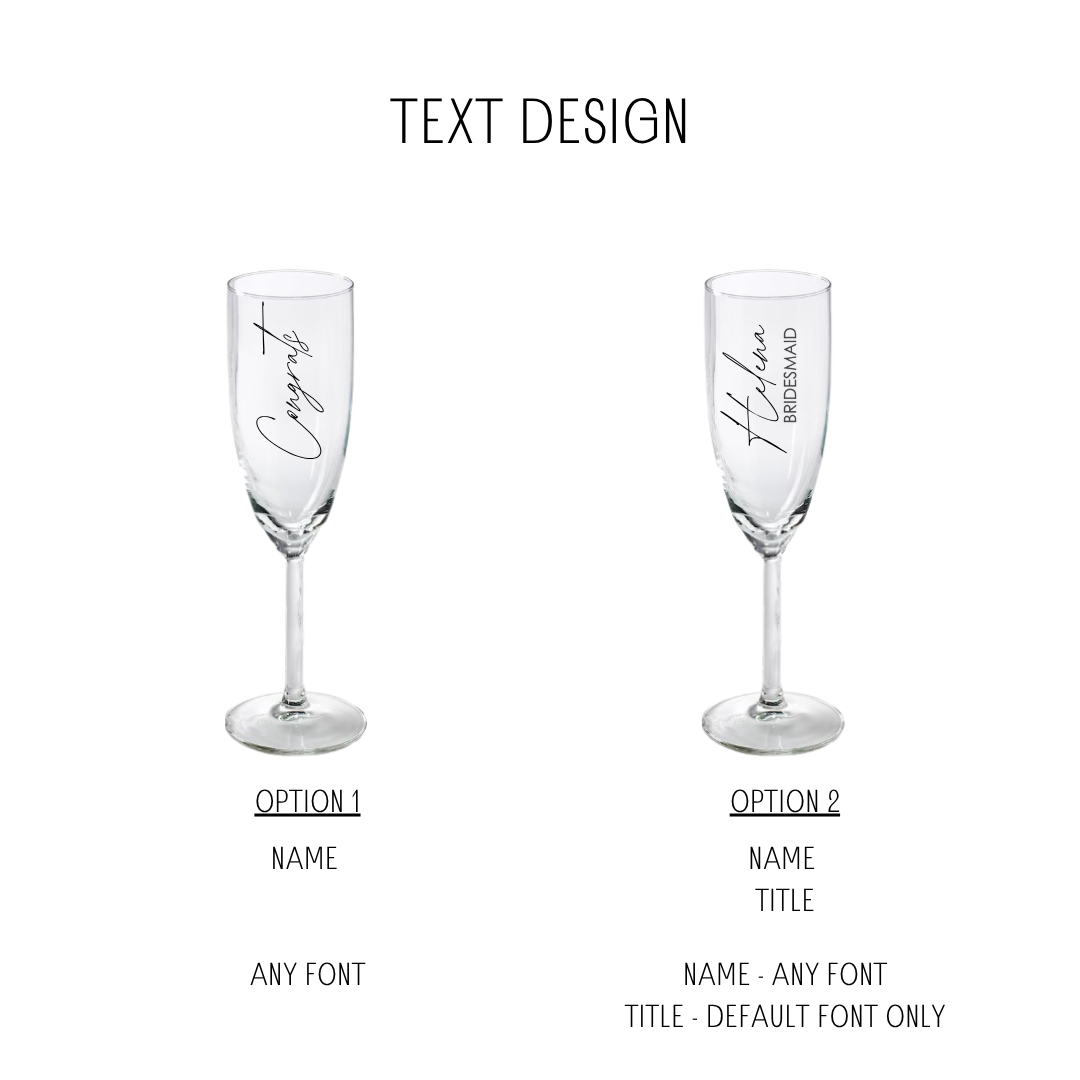 Champagne Glass - Stemless - Wifey Studio