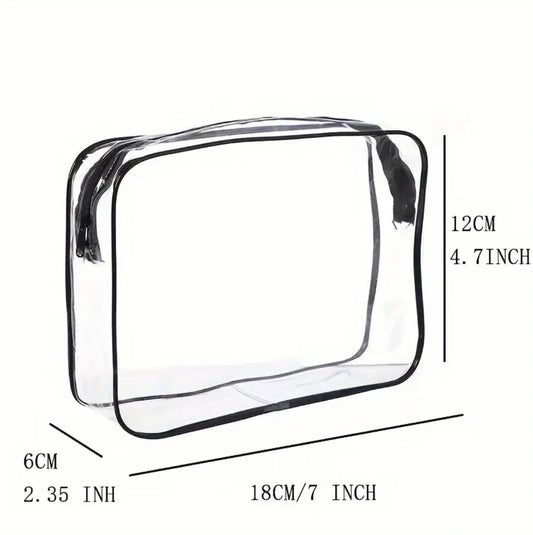 Clear Travel Make-Up Bag