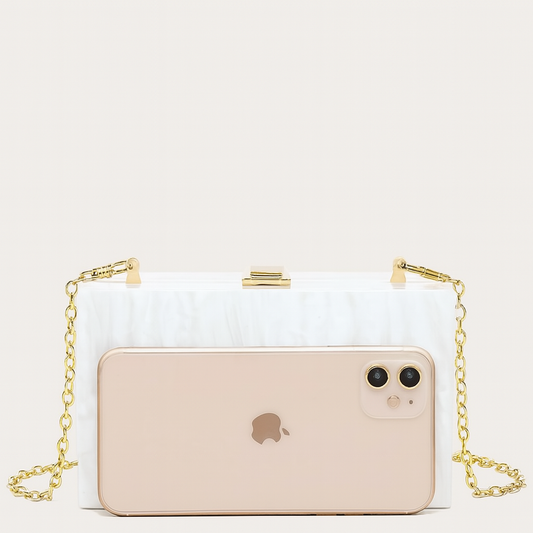 Eva Marble Clutch - Wifey Studio