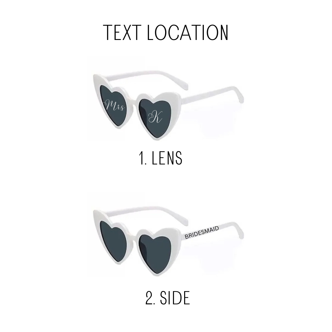 Heart Sunglasses - Pearl - Wifey Studio