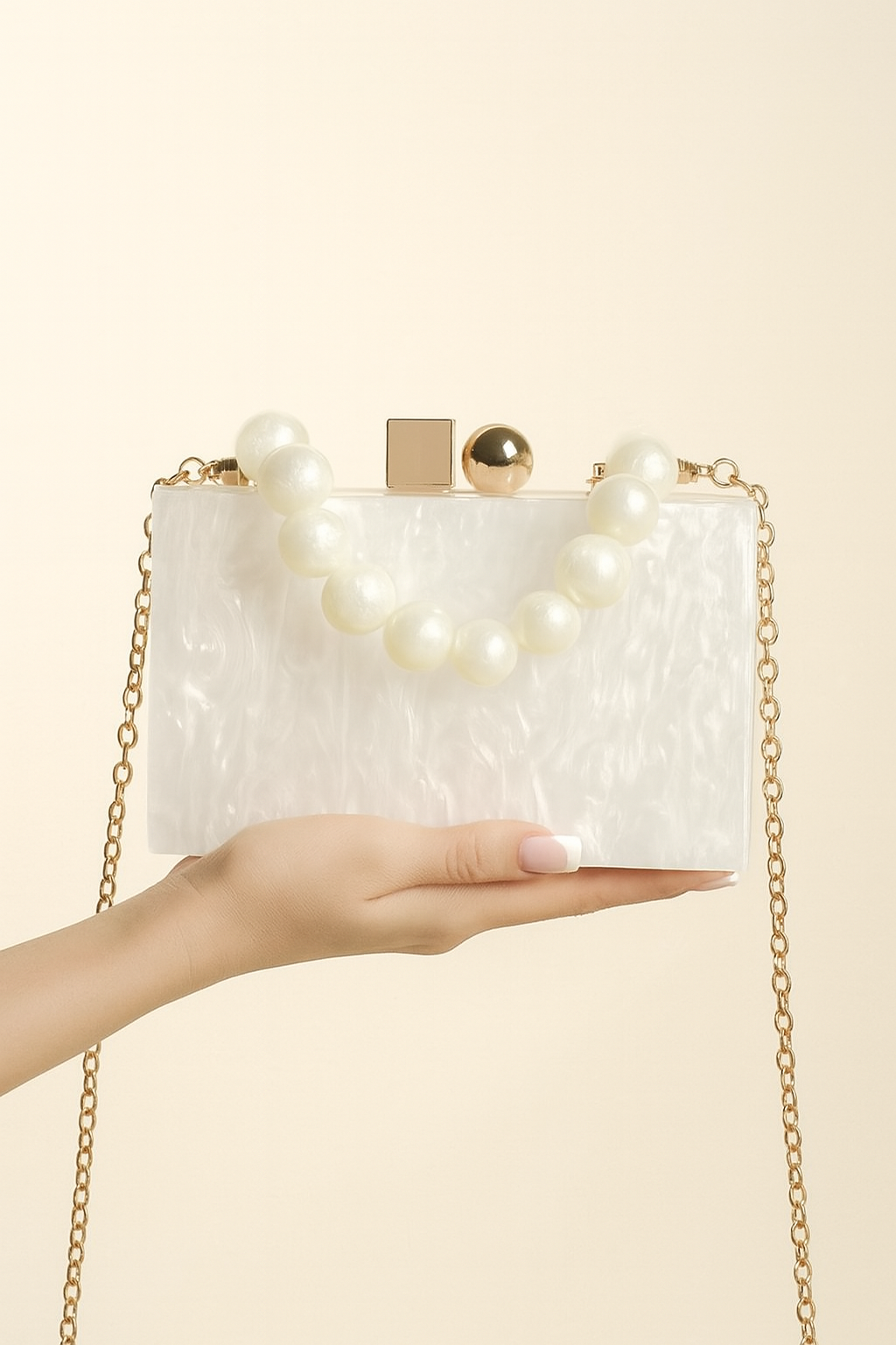 Maya Pearl Handle Clutch - Wifey Studio
