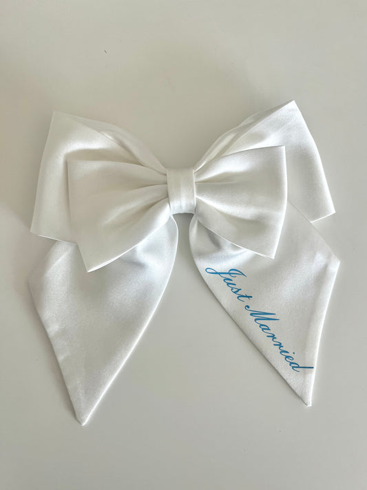 Satin Bow - Large - Wifey Studio