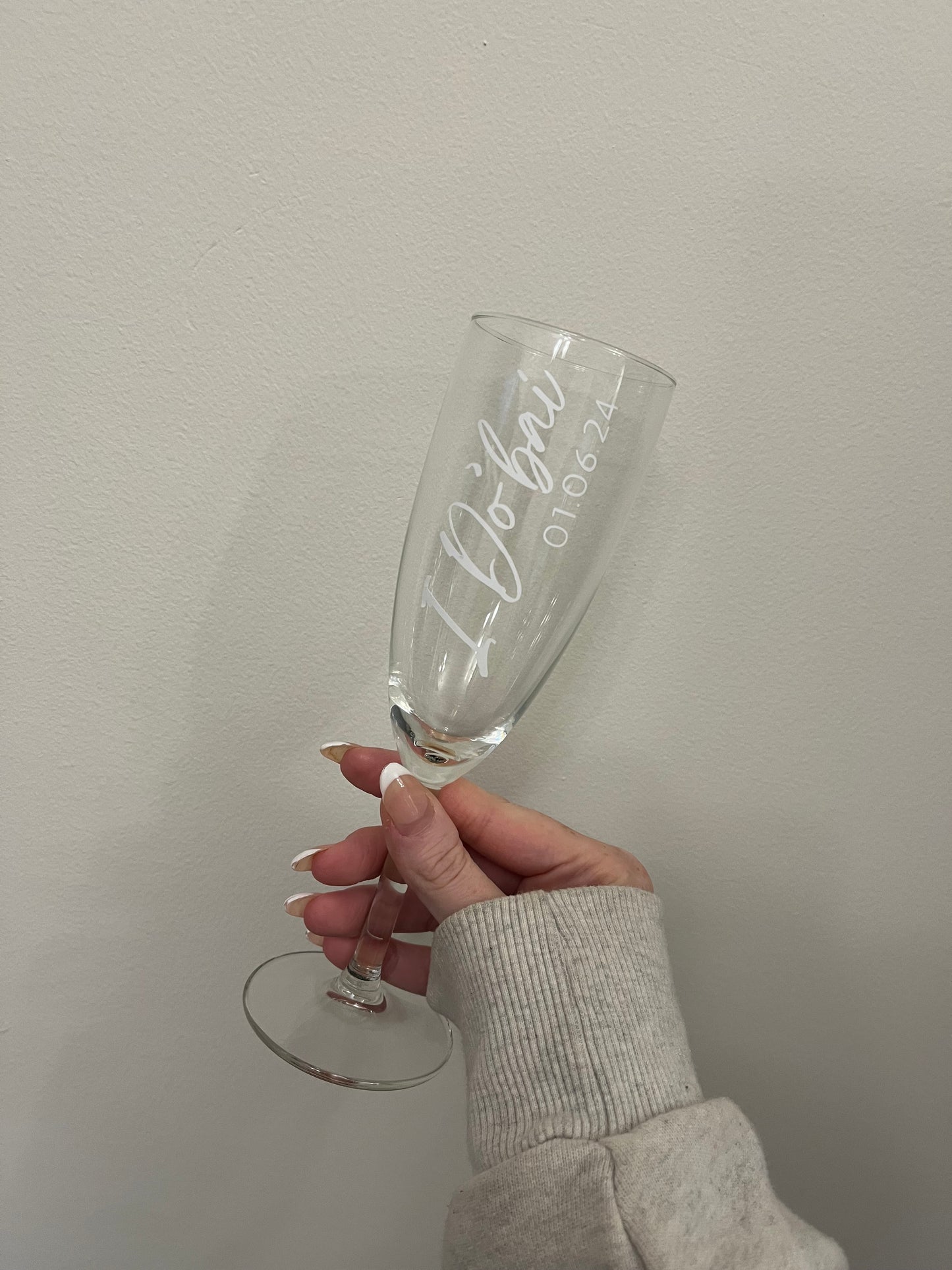 Champagne Glass - Classic - Wifey Studio