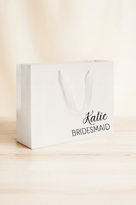 Gift Bag - Small White - Wifey Studio