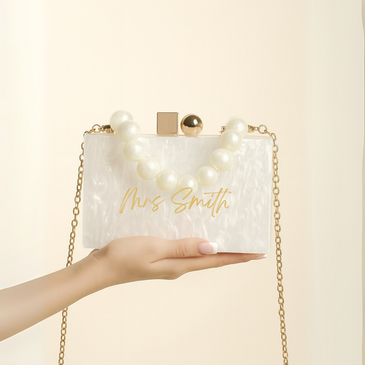 Maya Pearl Handle Clutch - Wifey Studio