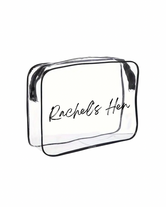 Clear Travel Make-Up Bag
