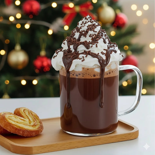 Personalised Christmas Glass Mug