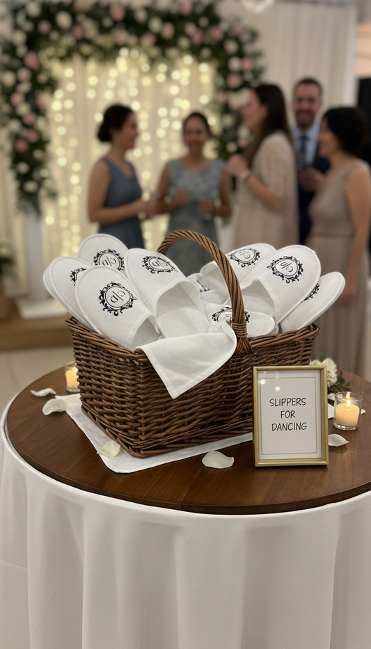 Custom Wedding Slippers