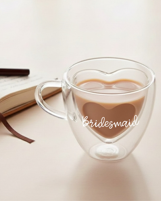 Double Wall Mug - Heart - Wifey Studio