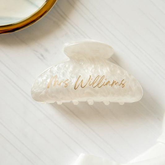 Hair Clip - Marble - Wifey Studio